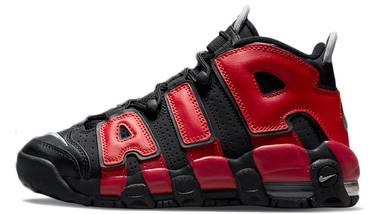 Nike Air More Uptempo GS Black Navy Red