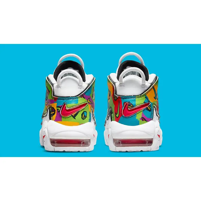 Nike Air More Uptempo GS Peace Love Swoosh | Where To Buy | DM8155 