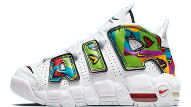 Nike Air More Uptempo GS Peace Love Swoosh