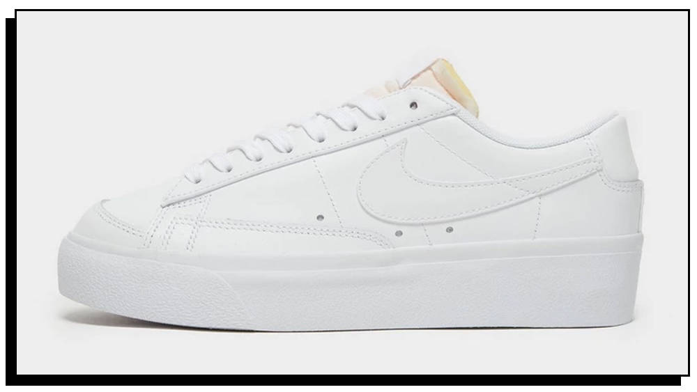 Nike Blazer Low Platform White