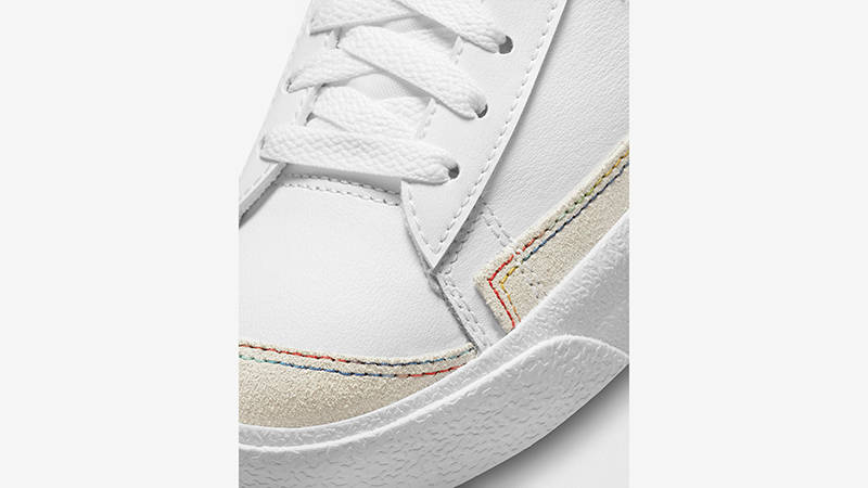 Nike Blazer Mid 77 GS Multi Swoosh White Aluminium