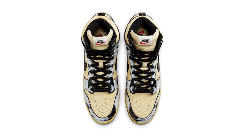 nike dunk high 1985 acid wash grey