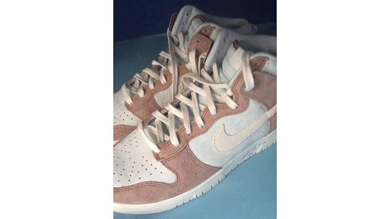 Nike Dunk High Fossil Rose DH7576-400 Detail