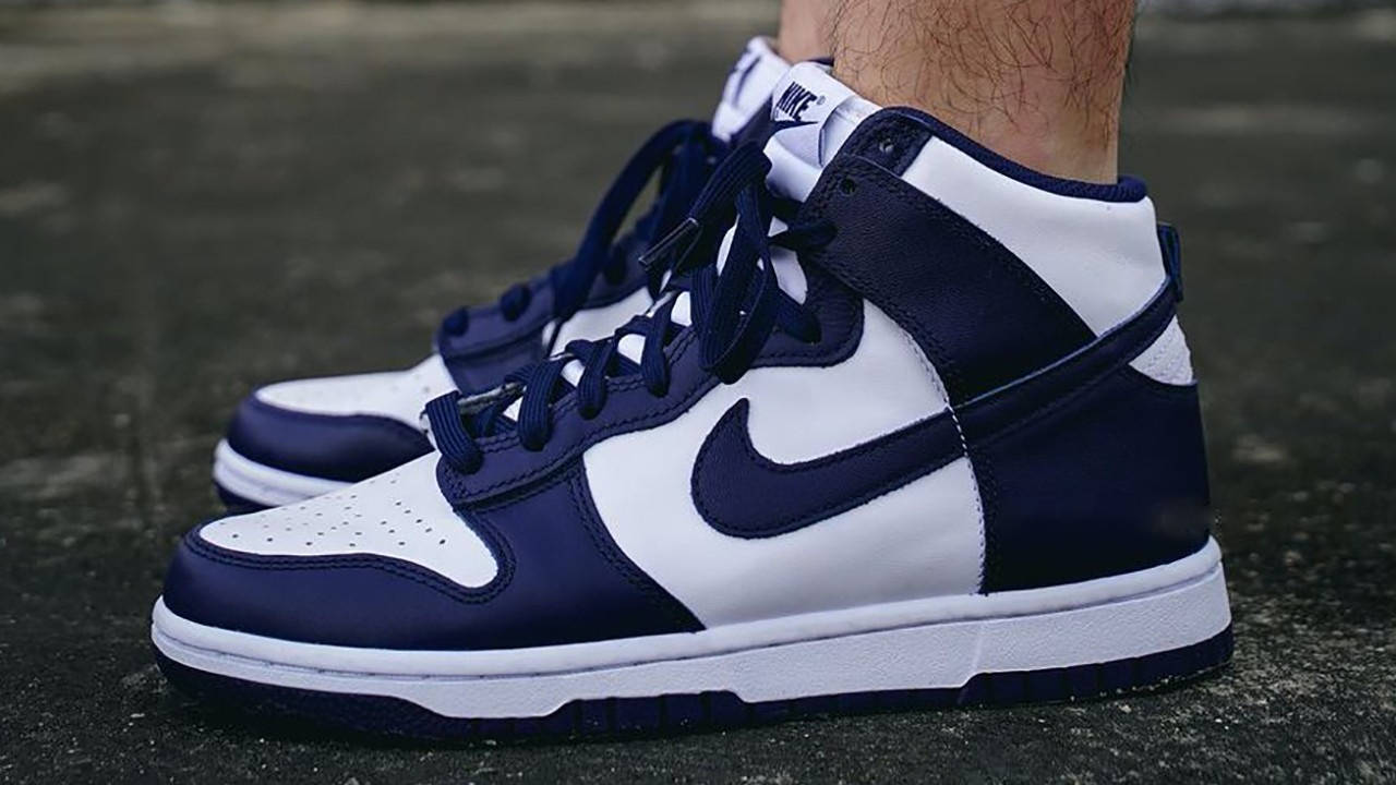 nike dunk high midnight navy 1