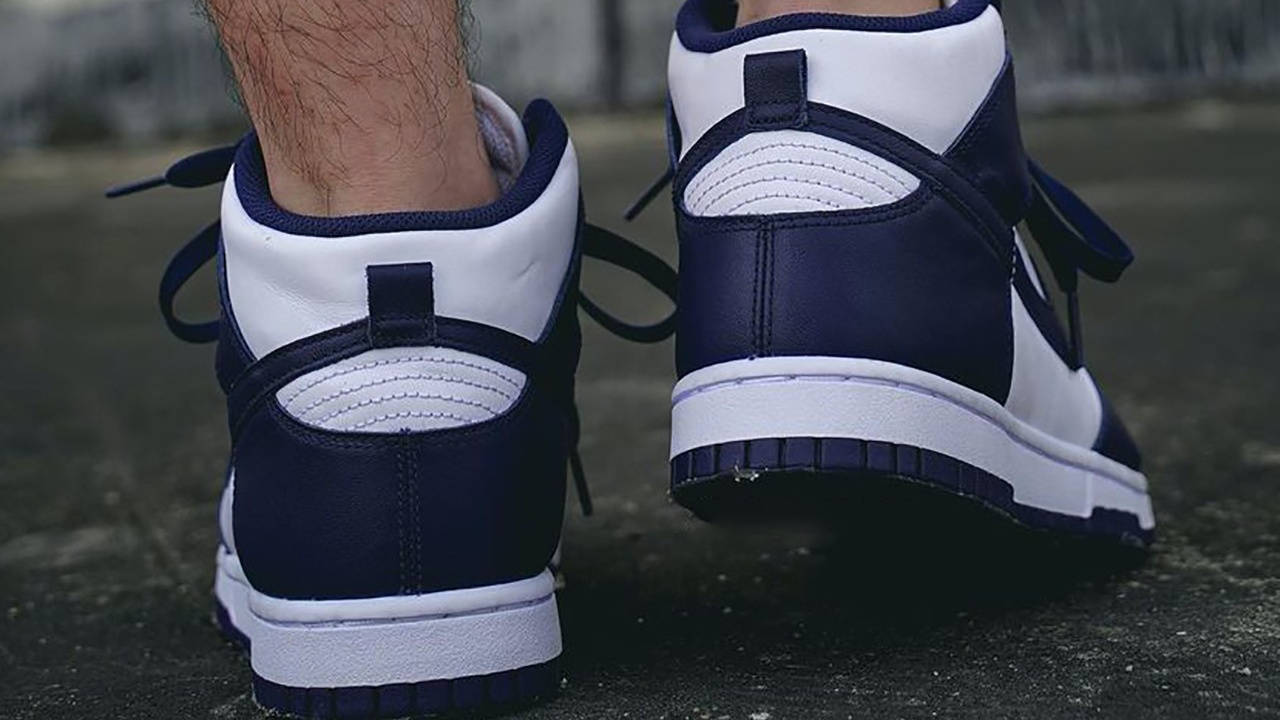 nike dunk high midnight navy 3