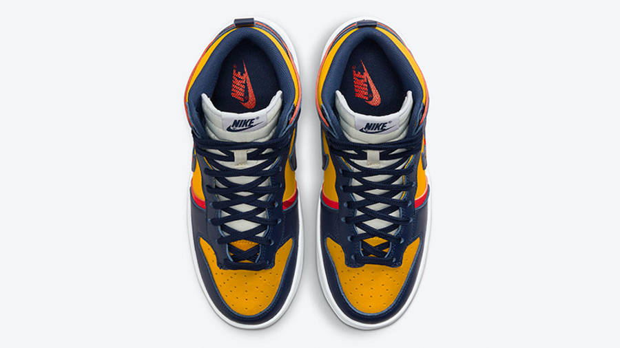 dunk high rebel michigan