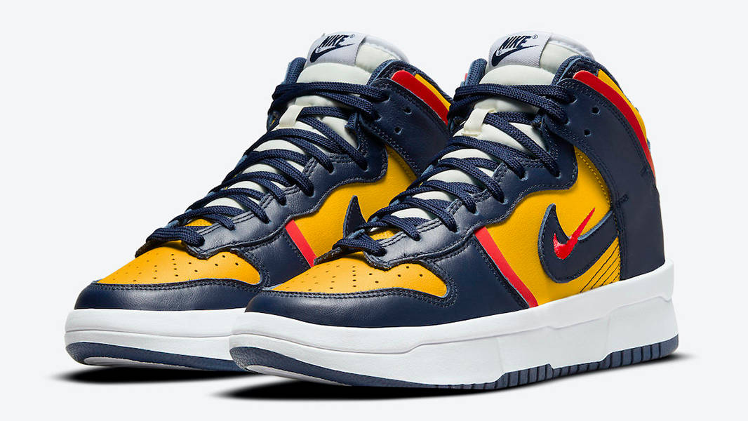 Nike Dunk High Rebel Michigan DH3718-701 Side