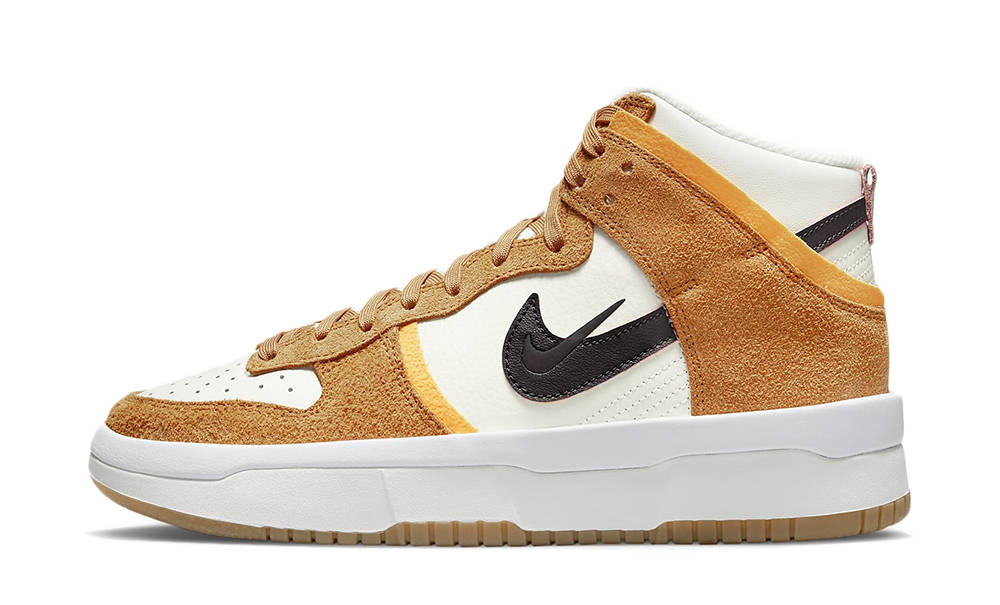 Nike Dunk High Up Sail Sunset Pink Glaze Rush Maroon (W)