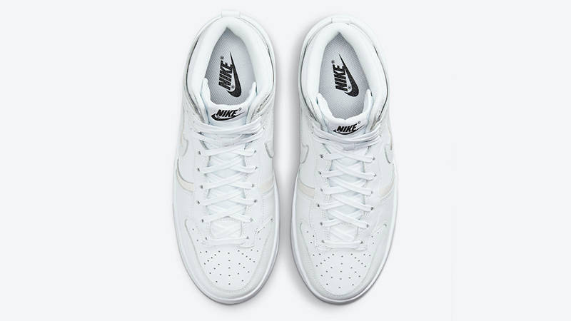 nike dunk high rebel white beige