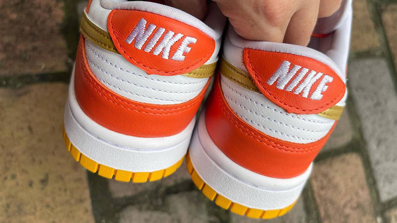 orange and gold dunk low