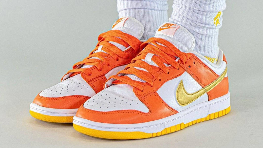 Nike Dunk Low Golden Orange Front