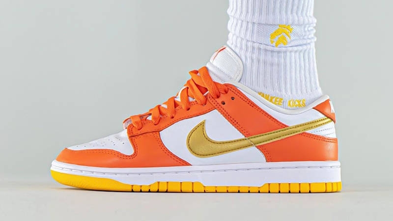 Nike Dunk Low Golden Orange Side 2