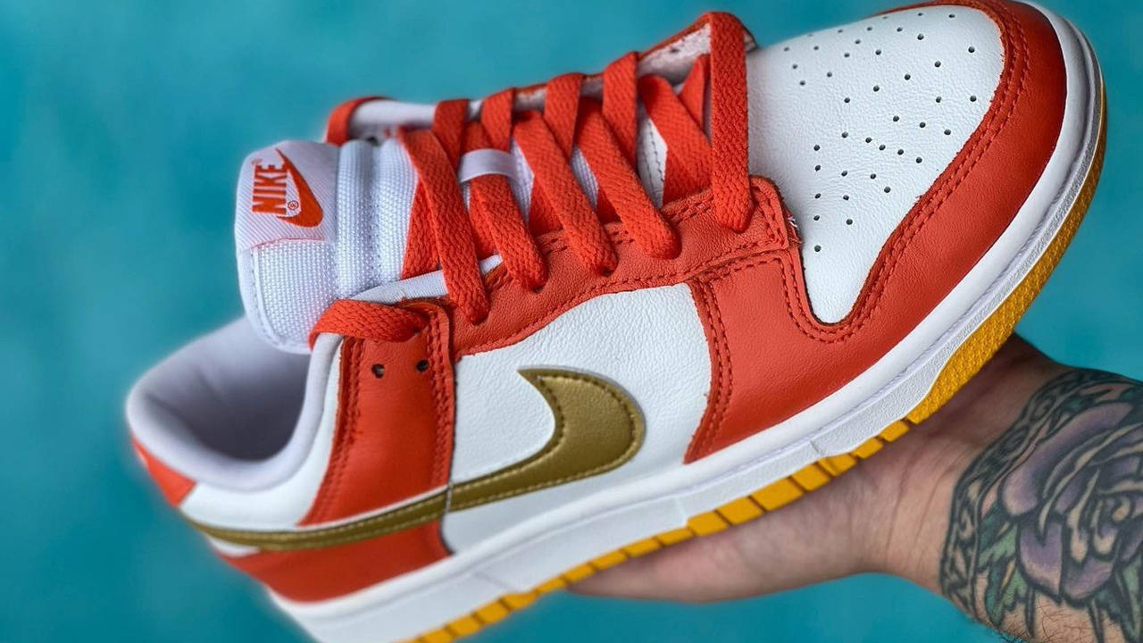 nike dunk low orange 1