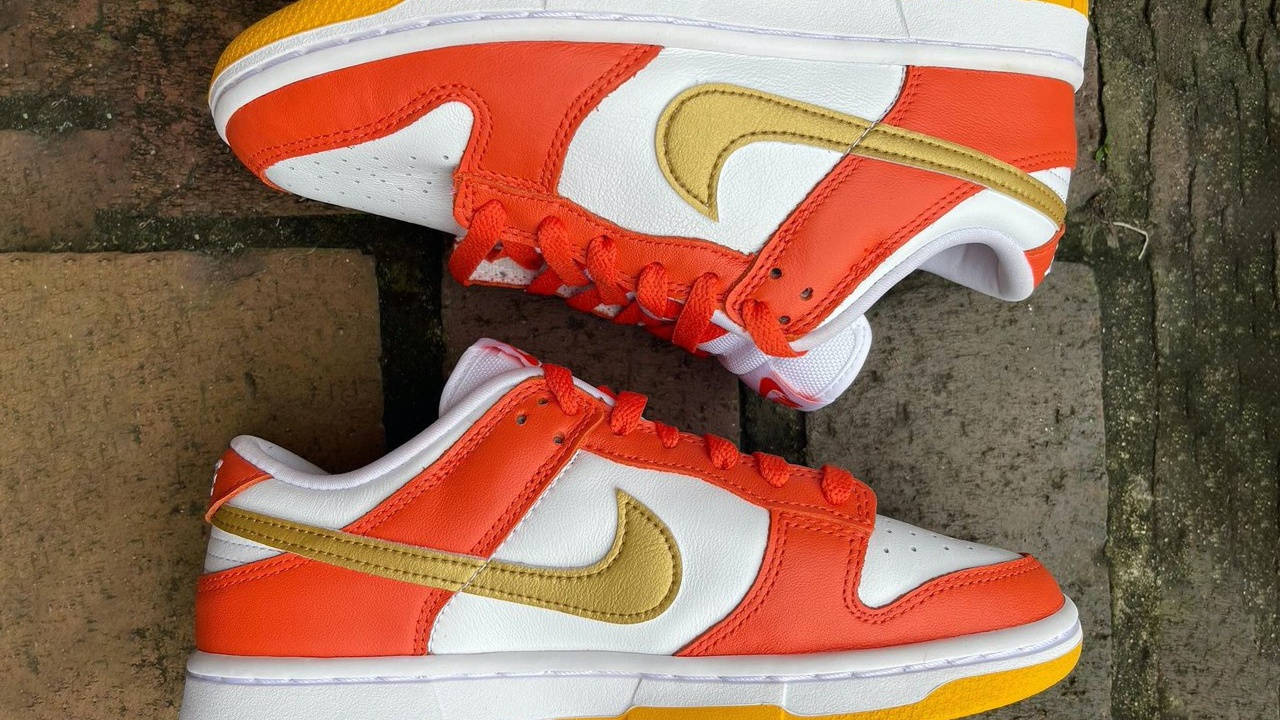 nike dunk low orange 2