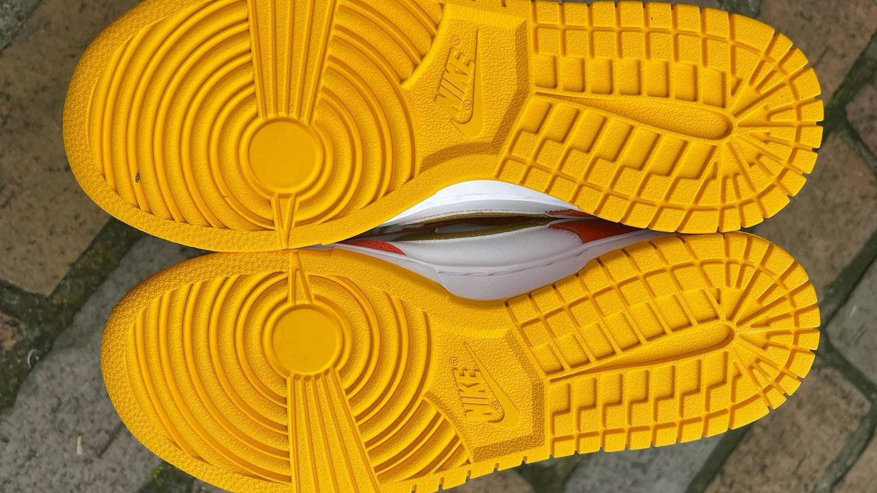 nike dunk low orange 5