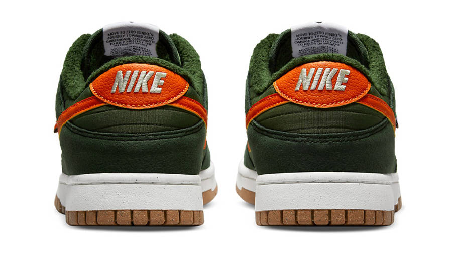 Nike Dunk Low Toasty Pack Green Back