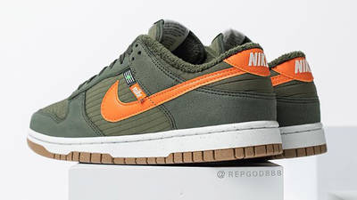 Nike Dunk Low Toasty Pack Green DD3358-300 Back 2