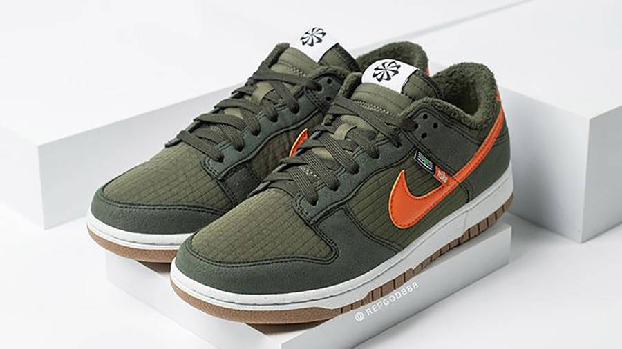 Nike Dunk Low Toasty Pack Green DD3358-300 Front