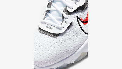 Nike React Vision Multi Swoosh White Smoke Grey DM9095-101 Detail