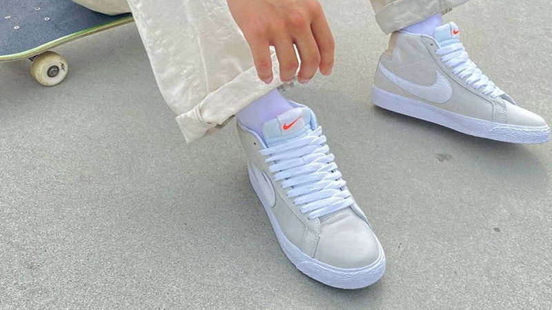 Nike Sb Blazer Mid On Feet Nike Sb Zoom Blazer Mid Premium On Feet