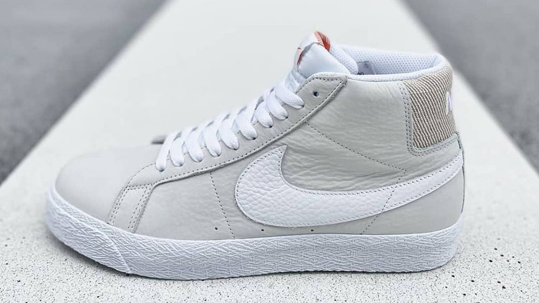 Nike SB Blazer Mid Unbleached BA8855-100 Side 2