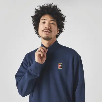 Nike SB Court Half Zip Sweatshirt | Where To Buy | DA4209-410 | The ...