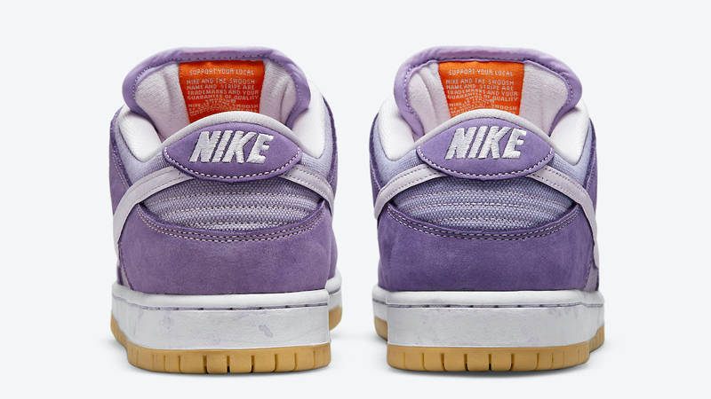 Nike SB Dunk Low Unbleached Pack Purple Back