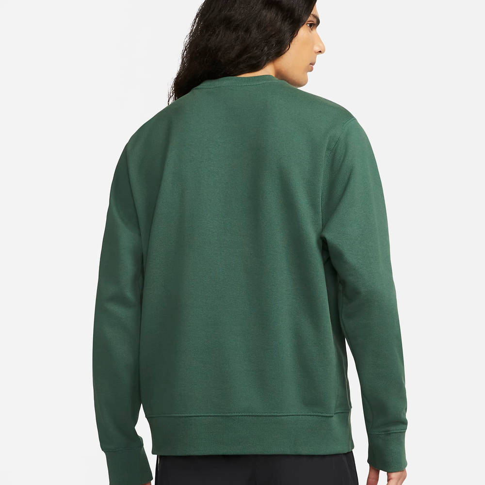 Nike Sportswear Retro Logo Fleece Sweatshirt Noble Green - Noble Green ...