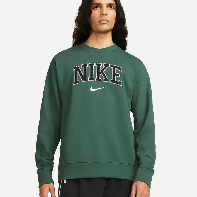 Nike Sportswear Retro Logo Fleece Sweatshirt Noble Green | Where To Buy ...