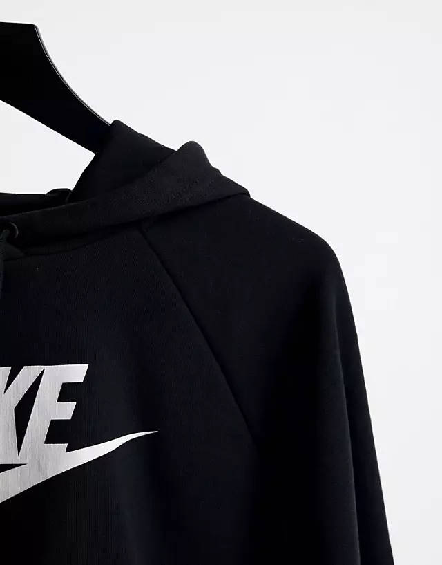 nike swoosh cropped hoodie