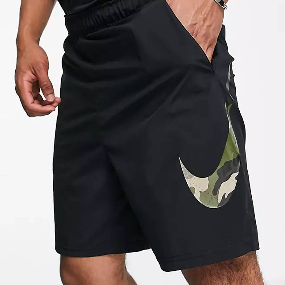 nike black camo shorts