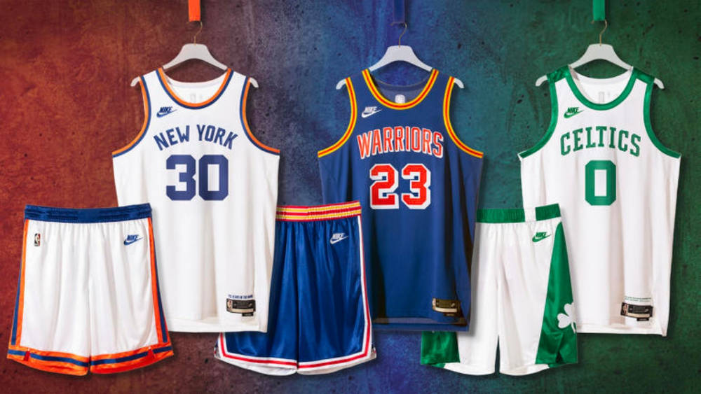 Image via Nike Nike Celebrate the 75th NBA Season With a Selection of Classic Uniforms