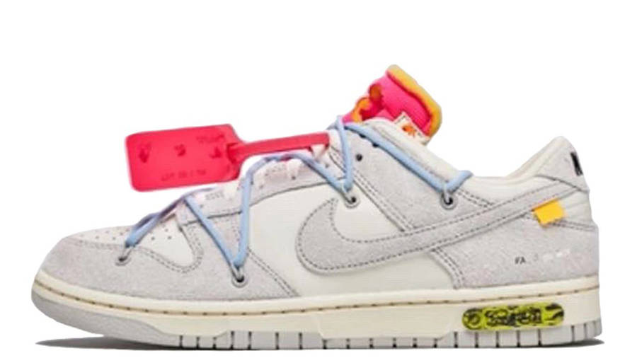 Off-White x Nike Dunk Low White Blue Lot 38 | Where To Buy 