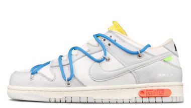 Off-White x Nike Dunk Low White Grey Lot 10 Off-White x Nike Dunk Low White Grey Lot 10