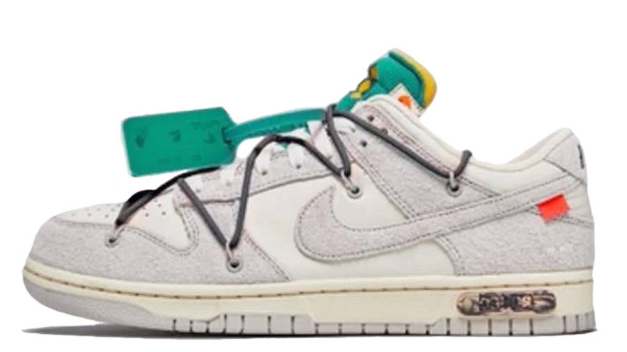 nike dunk low off white lot 20