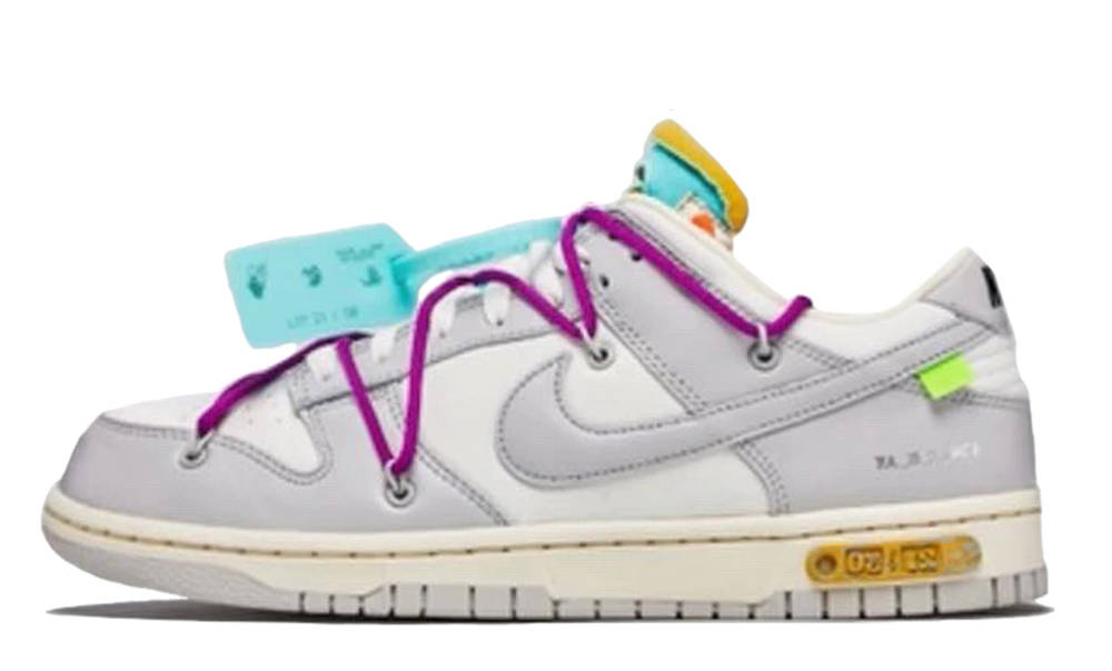 dunk x off white retail