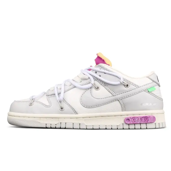 Off-White x Nike Dunk Low White Grey Lot 3 | Where To Buy | DM1602-118 ...