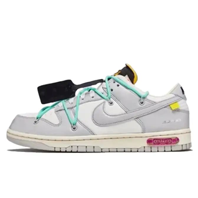 Off-White x Nike Dunk Low White Grey Lot 4 | Where To Buy | DM1602-113 ...