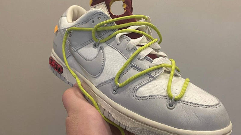 nike off white dunk low lot 8