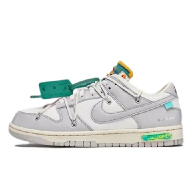 Off-White x Nike Dunk Low White Lot 42 | Where To Buy | DM1602-128 ...