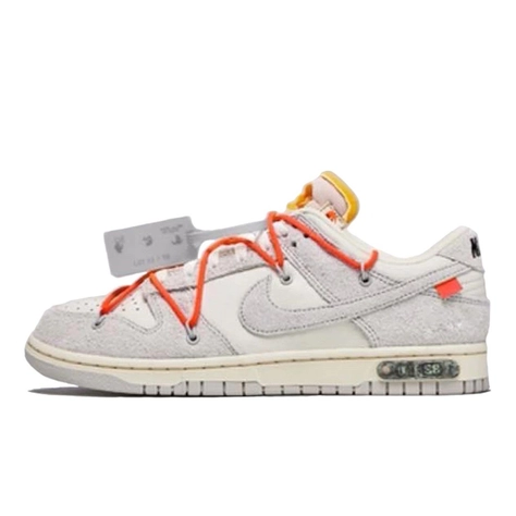 Off-White x Nike Dunk Low White Red Lot 33