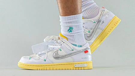 Get Up Close With the Rarest Off-White x Nike Dunk Low "THE 50"