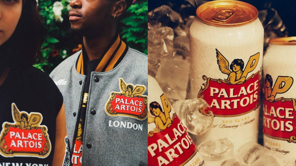 Image via Palace Palace x Stella Artois Re-unite for a Selection of Casual Pub-Wear