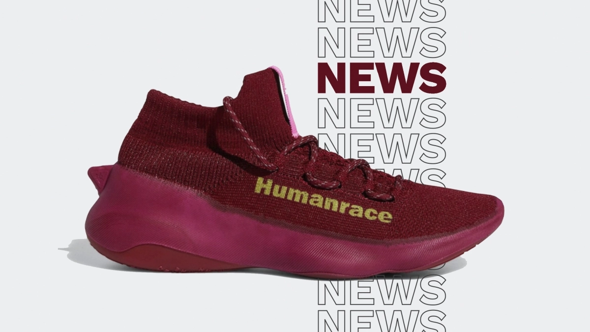 Pharrell Williams x adidas ronnie Humanrace Sichona Burgundy