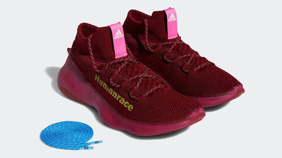 pharrell williams shoes maroon