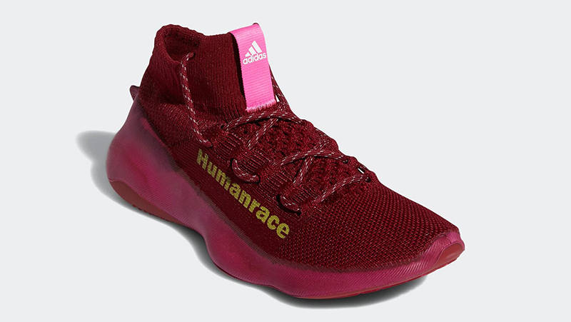 Pharrell Williams x adidas Humanrace Sichona Burgundy GW4879 Side