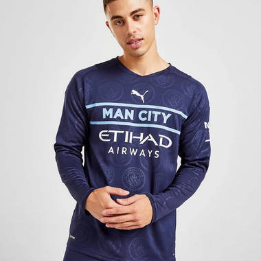 PUMA Manchester City FC 2021/22 Long Sleeved Third T-Shirt PUMA Manchester City FC 2021/22 Long Sleeved Third T-Shirt