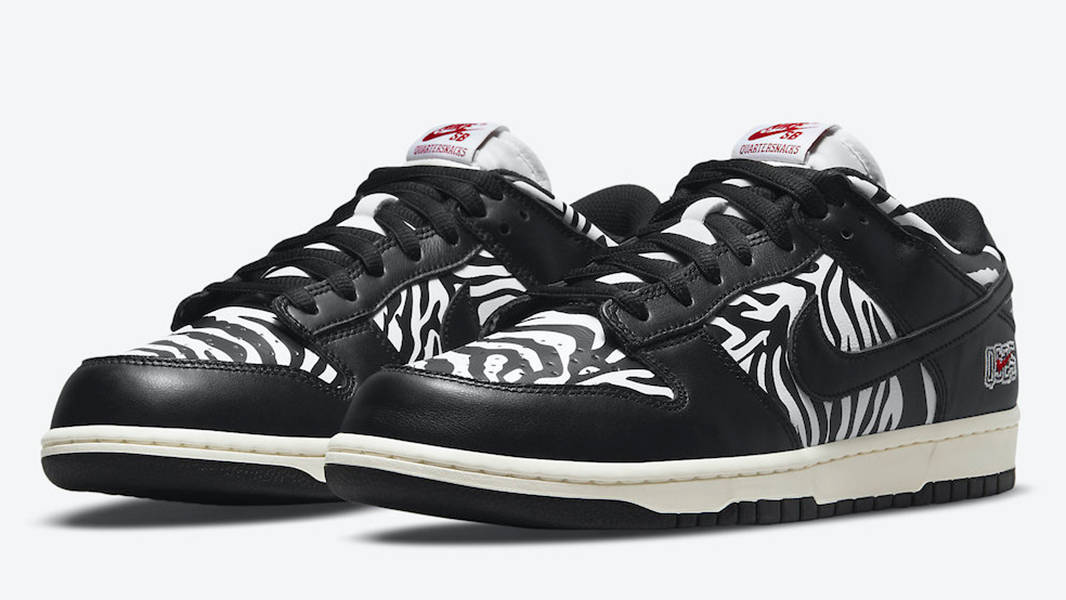 Quartersnacks x Nike SB Dunk Low Zebra | Where To Buy | DM3510-001
