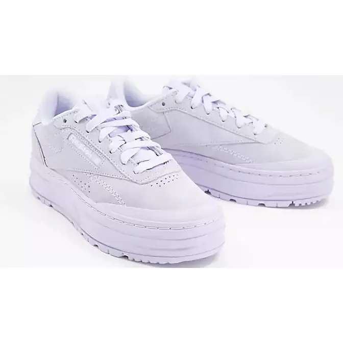 Reebok club c double trainers in white