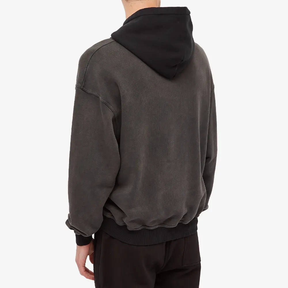 Represent Arched Logo Hoodie Vintage Grey The Sole Supplier